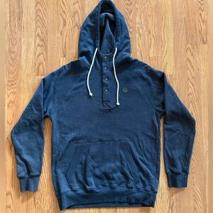 Volcom Blue Pullover Hoodie Sweatshirt